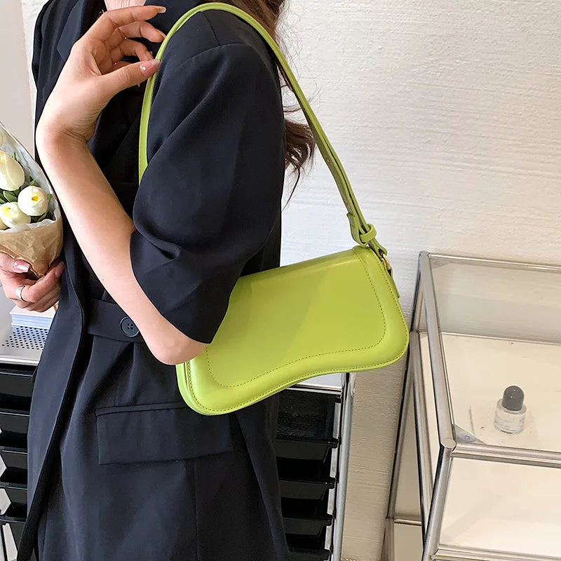 Women's Crossbody Bag - PU Leather Shoulder Handbag