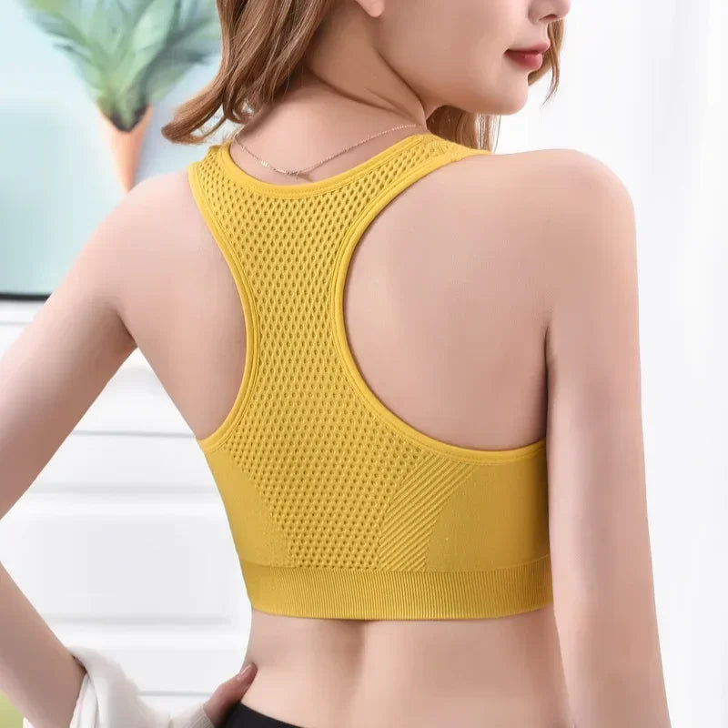 Women's Seamless Sports Bra - High Impact Support with Moisture-Wicking Technology